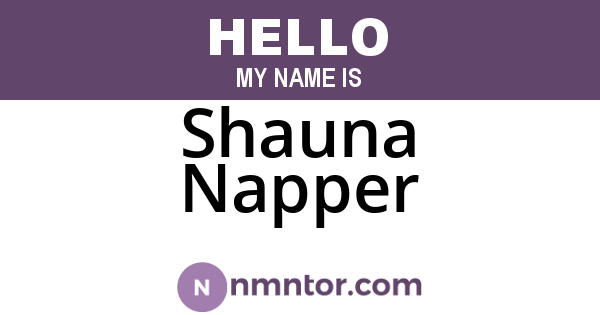 Shauna Napper