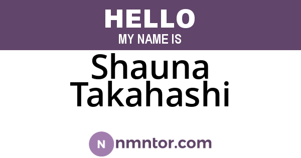 Shauna Takahashi