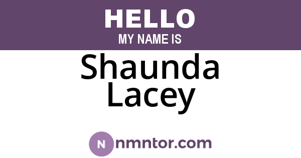 Shaunda Lacey