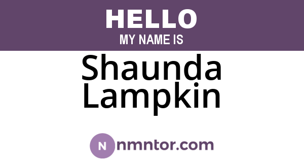 Shaunda Lampkin