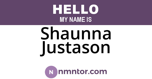 Shaunna Justason