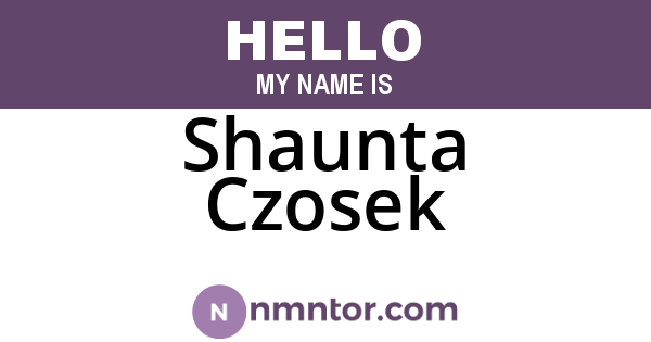 Shaunta Czosek
