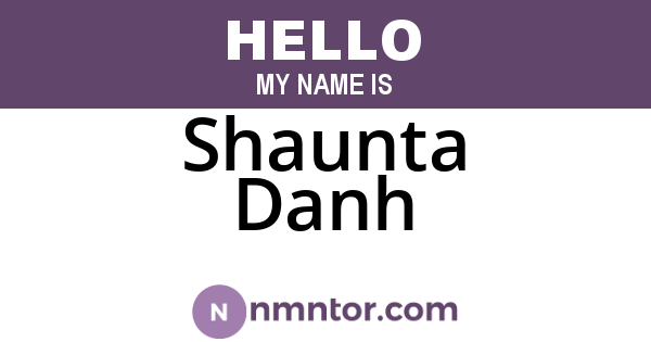 Shaunta Danh