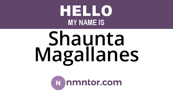Shaunta Magallanes
