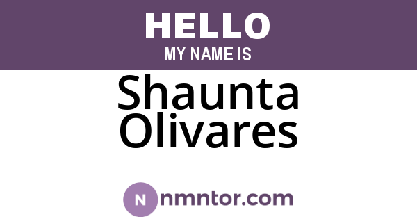 Shaunta Olivares