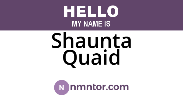 Shaunta Quaid