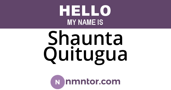 Shaunta Quitugua