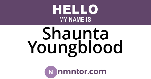 Shaunta Youngblood
