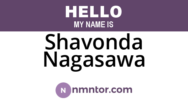 Shavonda Nagasawa