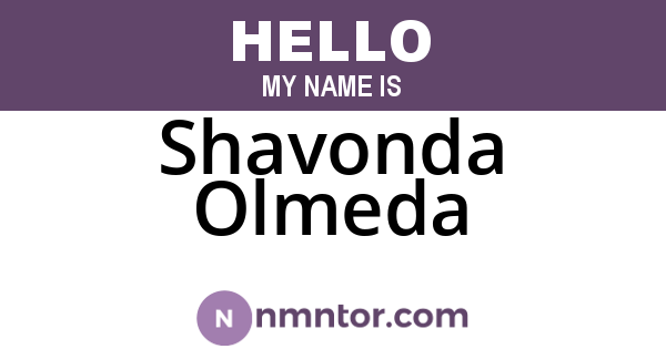 Shavonda Olmeda