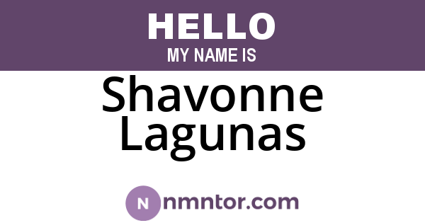 Shavonne Lagunas