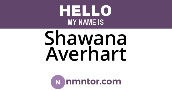 Shawana Averhart