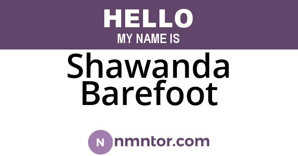 Shawanda Barefoot