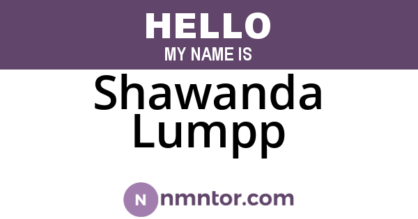 Shawanda Lumpp