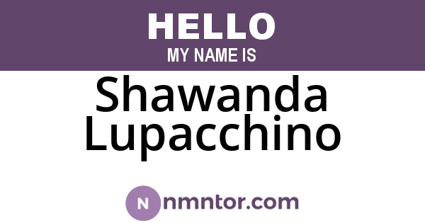 Shawanda Lupacchino