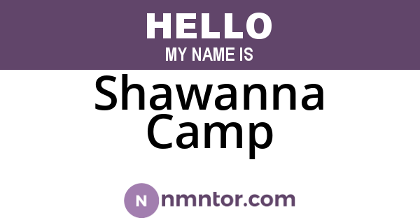 Shawanna Camp