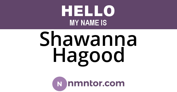 Shawanna Hagood