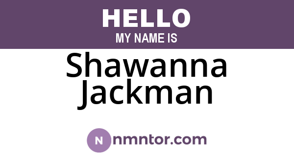 Shawanna Jackman