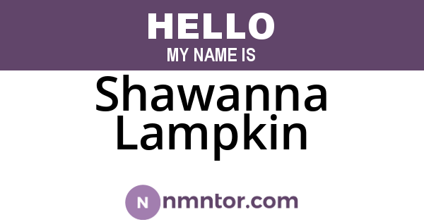 Shawanna Lampkin