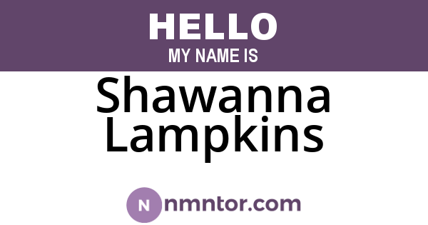 Shawanna Lampkins