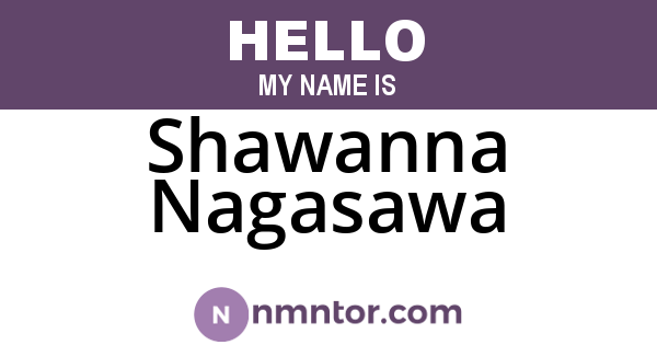 Shawanna Nagasawa