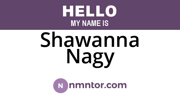 Shawanna Nagy