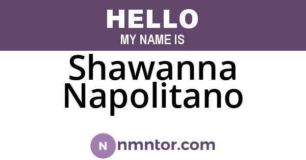 Shawanna Napolitano