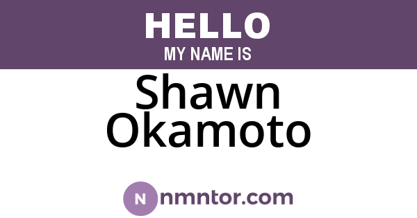 Shawn Okamoto
