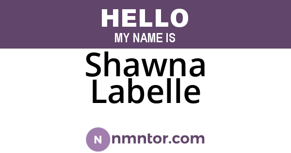 Shawna Labelle