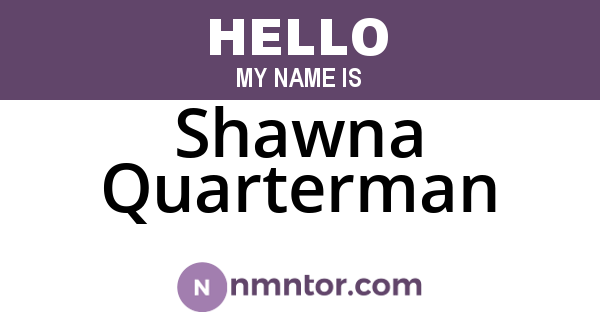 Shawna Quarterman