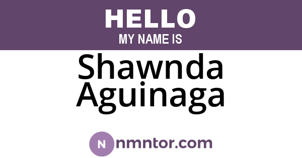 Shawnda Aguinaga