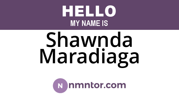 Shawnda Maradiaga