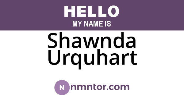 Shawnda Urquhart