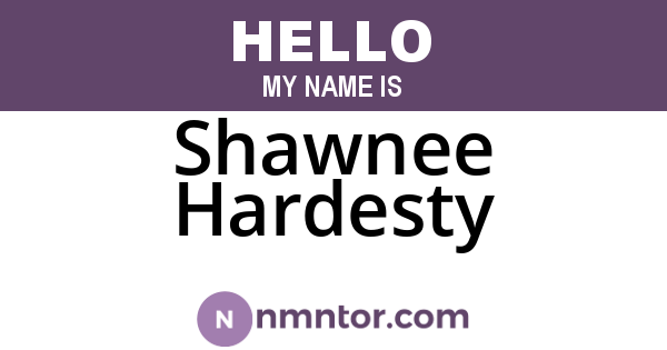 Shawnee Hardesty