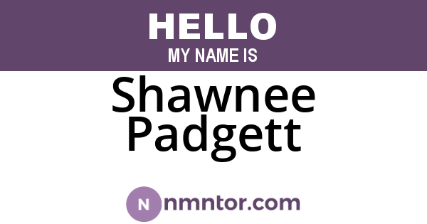 Shawnee Padgett