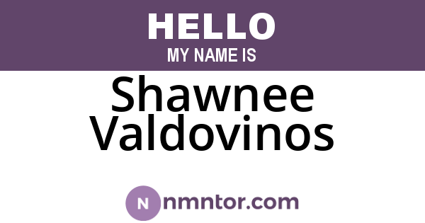 Shawnee Valdovinos