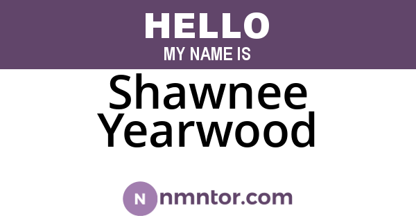 Shawnee Yearwood
