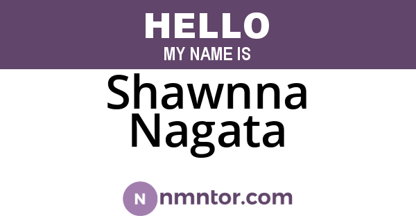 Shawnna Nagata