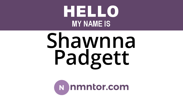 Shawnna Padgett