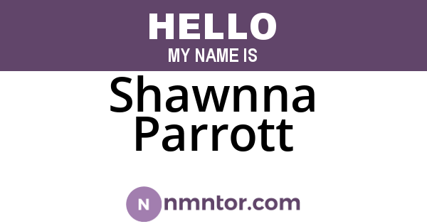 Shawnna Parrott