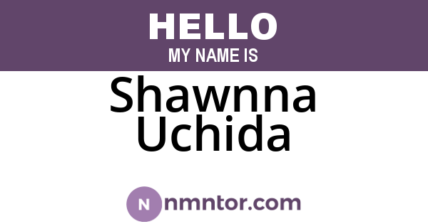 Shawnna Uchida