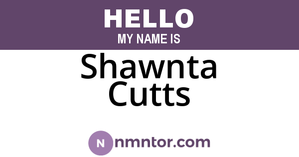 Shawnta Cutts