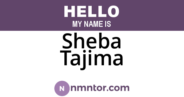 Sheba Tajima