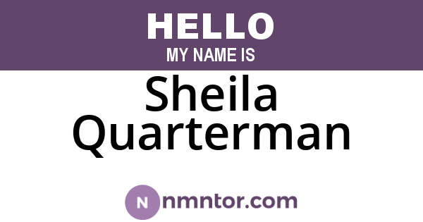 Sheila Quarterman
