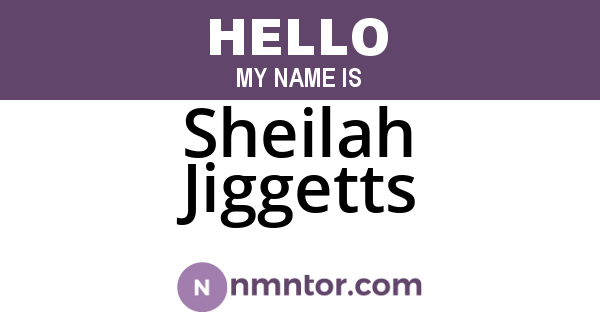 Sheilah Jiggetts