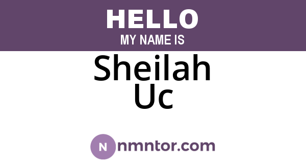 Sheilah Uc