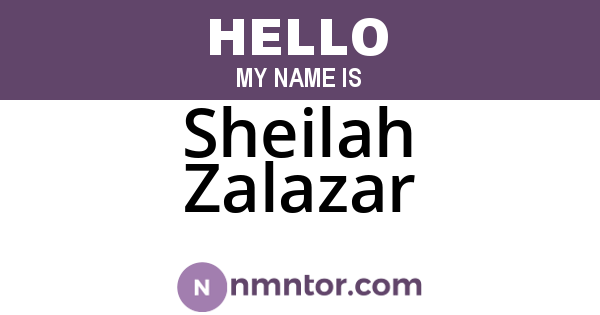 Sheilah Zalazar