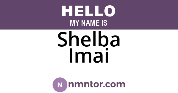 Shelba Imai