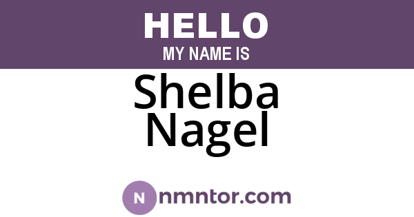 Shelba Nagel