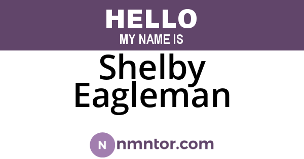Shelby Eagleman